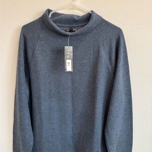 Banana Republic Men's Slate Blue Turtleneck Sweater